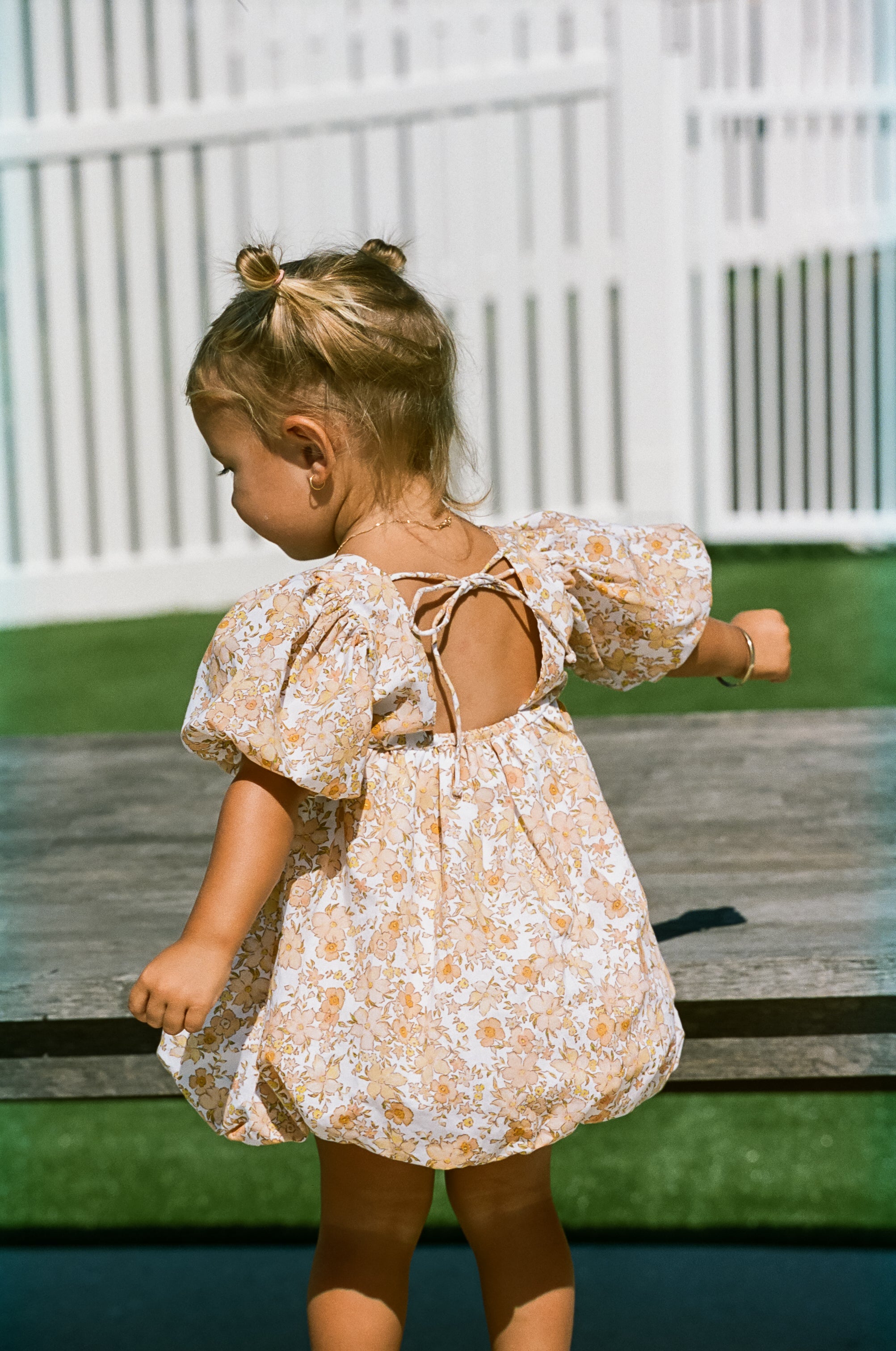 Apricot Puff Dress – Lolly May1